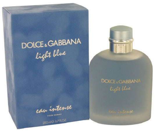 LIGHT BLUE EAU INTENSE * Dolce & Gabbana 6.7 oz / 200 ml EDP Men Cologne Spray