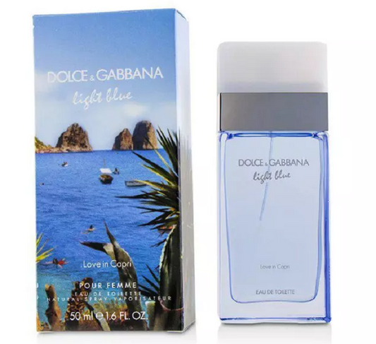 LIGHT BLUE LOVE IN CAPRI * Dolce & Gabbana 1.6 oz / 50 ml EDT  Women Perfume