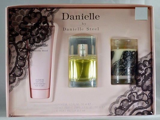 Danielle by Danielle Steel 3 Pcs Women Gift Set 1.7 oz EDP, Lotion, Candle