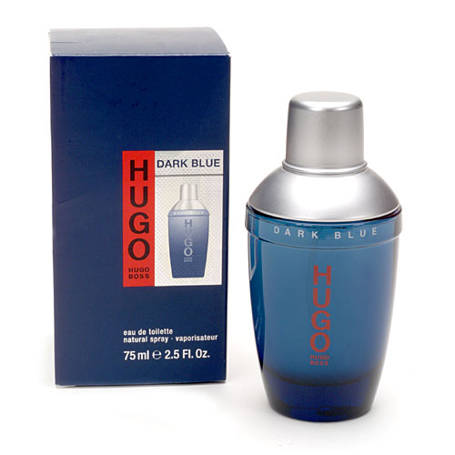 HUGO DARK BLUE * Hugo Boss 2.5 oz / 75 ml Eau de Toilette Men Cologne Spray
