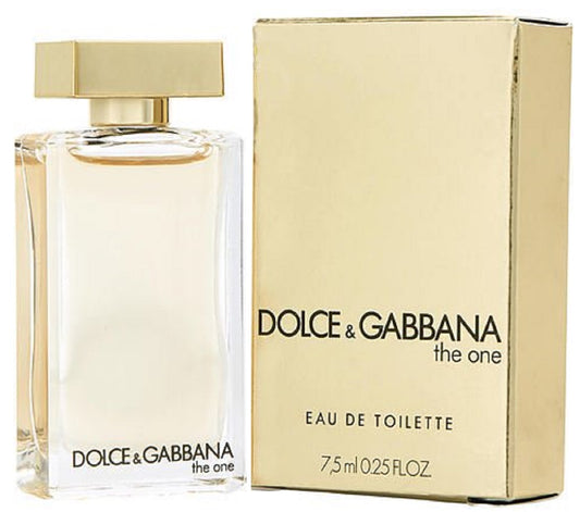 THE ONE * Dolce & Gabbana 0.25 oz / 7.5ml Miniature Eau de Toilette Women Splash