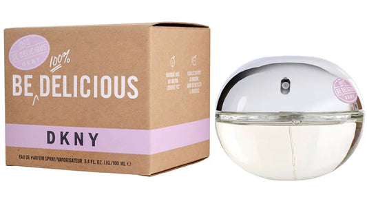 DKNY 100% BE DELICIOUS * Donna Karan 3.3 oz / 100 ml Eau De Parfum Women Spray