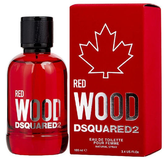 RED WOOD HER * Dsquared2 3.4 oz / 100 ml Eau De Toilette Women Perfume Spray