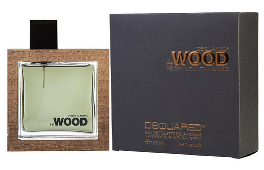 HE WOOD ROCKY MOUNTAIN * Dsquared2 3.4 oz / 100 ml EDT Men Cologne Spray