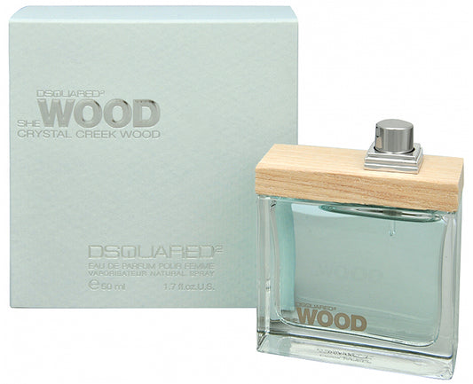 SHE WOOD CRYSTAL CREEK WOOD * Dsquared2 1.7 oz / 50 ml EDP Women Perfume Spray