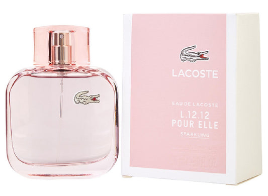 EAU DE LACOSTE L.12.12 POUR ELLE SPARKLING * Lacoste 3.0 oz EDT Women Perfume