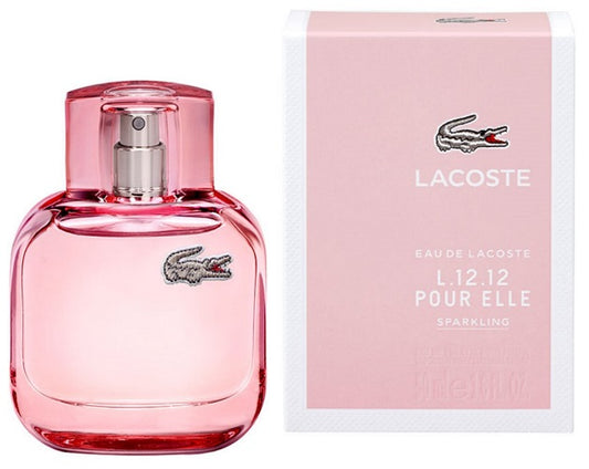 EAU DE LACOSTE L.12.12 POUR ELLE SPARKLING * Lacoste 1.6 oz EDT Women Perfume