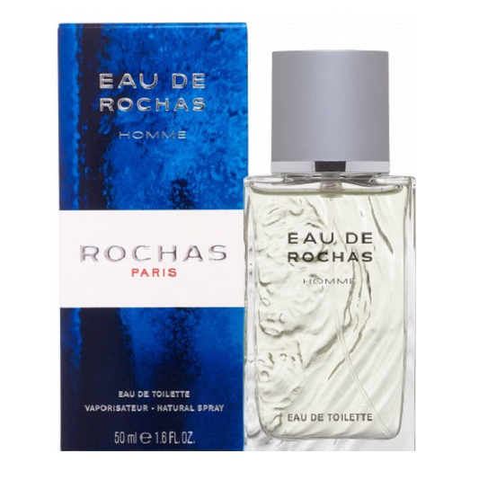 EAU DE ROCHAS HOMME * Rochas 1.6 oz 50 ml Eau de Toilette Men Cologne Spray