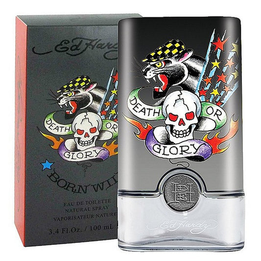 ED HARDY BORN WILD * Christian Audigier 3.4 oz / 100 ml Eau de Toilette Men