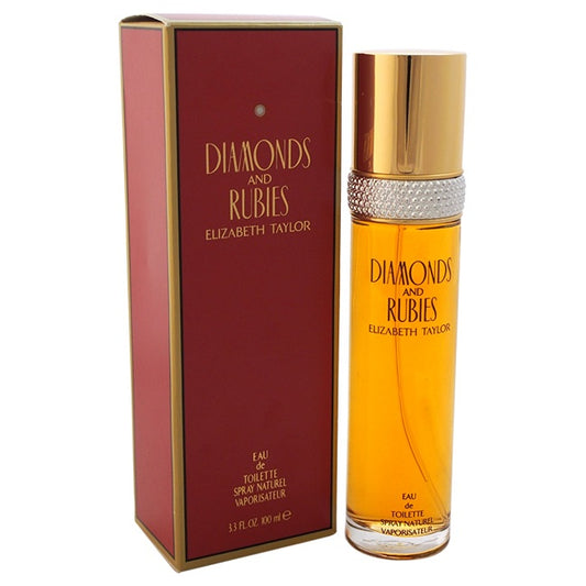 DIAMONDS & RUBIES * Elizabeth Taylor 3.3 oz / 100 ml Eau de Toilette Women Spray