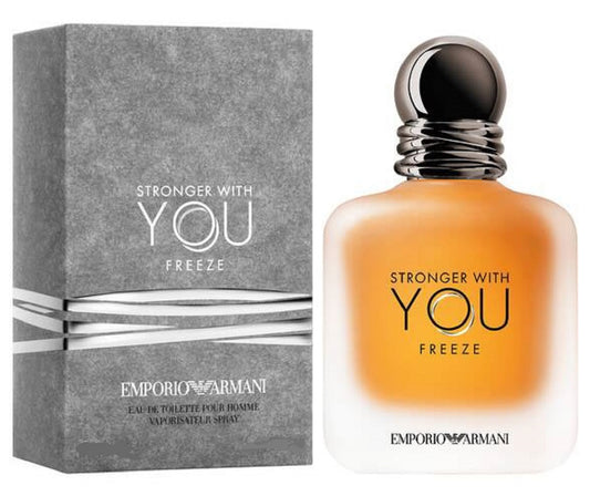 ARMANI STRONGER WITH YOU FREEZE 3.4 oz / 100 ml EDT Men Cologne Spray