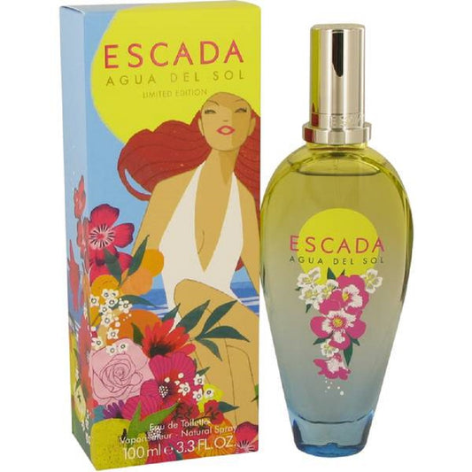 AGUA DEL SOL * Escada 3.3 oz / 100 ml Eau de Toilette (EDT) Women Perfume Spray