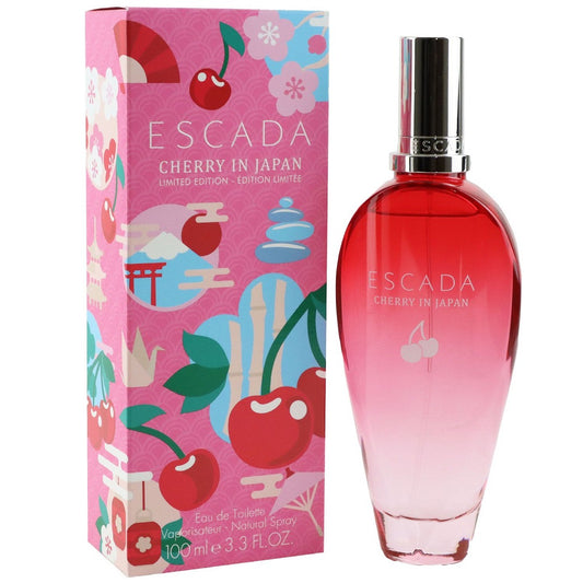 CHERRY IN JAPAN * Escada 3.3 oz / 100 ml Eau de Toilette (EDT) Women Perfume