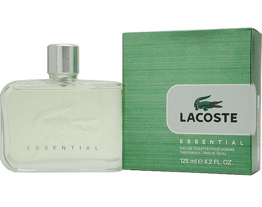 ESSENTIAL * Lacoste 4.2 oz / 125 ml Eau de Toilette (EDT) Men Cologne Spray