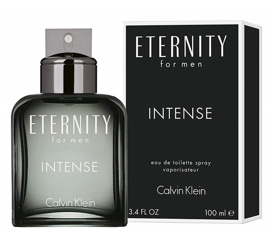 CK ETERNITY INTENSE * Calvin Klein 3.4 oz / 100 ml EDT Men Cologne Spray