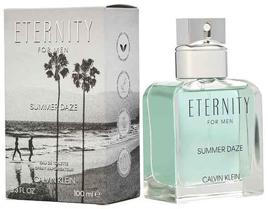 CK ETERNITY SUMMER DAZE * Calvin Klein 3.4 oz / 100 ml Eau de Toilette Men Spray
