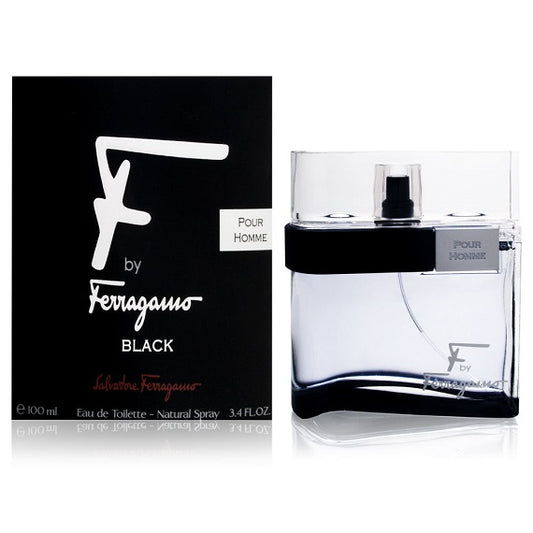 F BY FERRAGAMO BLACK * Salvatore Ferragamo 3.4 oz / 100 ml EDT Men Cologne