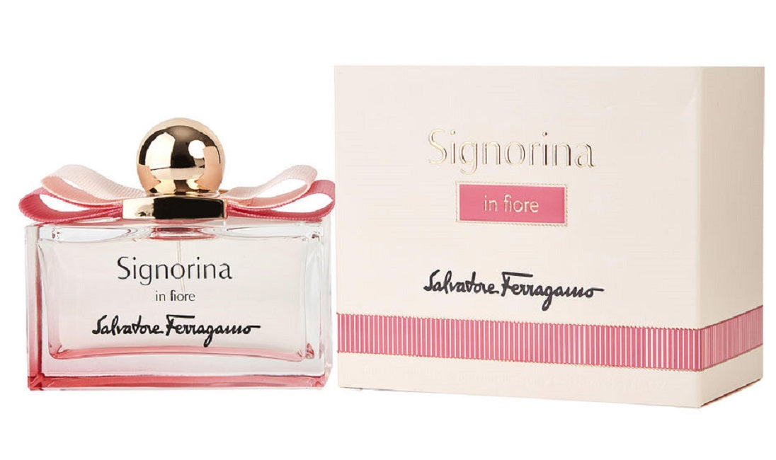 SIGNORINA IN FIORE * Salvatore Ferragamo 3.4 oz / 100 ml EDT Women Perfume Spray