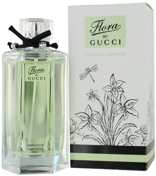 FLORA BY GUCCI GRACIOUS TUBEROSE * Gucci 3.4 oz / 100 ml EDT Women Perfume Spray