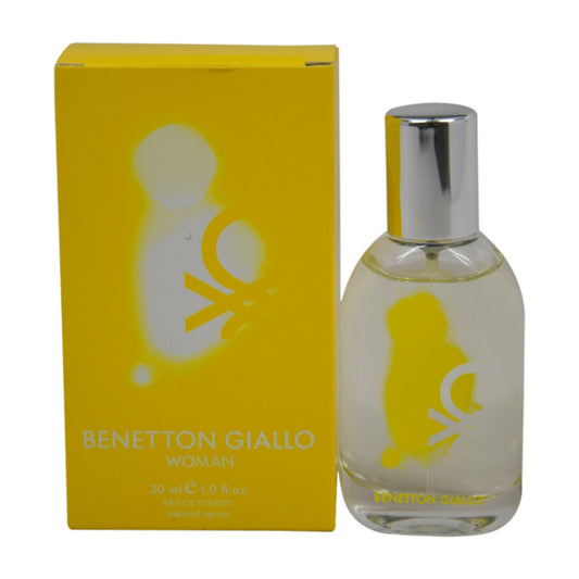 GIALLO * Benetton 1.0 oz / 30 ml Eau de Toilette Women Perfume Spray