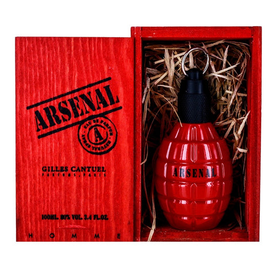 ARSENAL RED * Gilles Cantuel 3.4 oz / 100 ml Eau de Parfum Men Cologne Spray