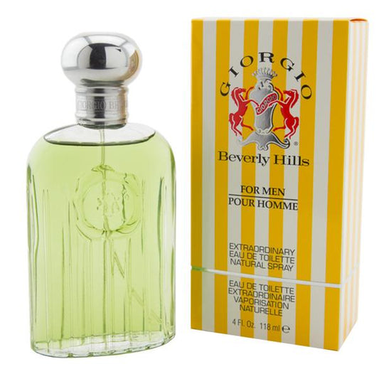 GIORGIO * Giorgio Beverly Hills 4.0 oz / 118 ml Extraordinary EDT Men Spray