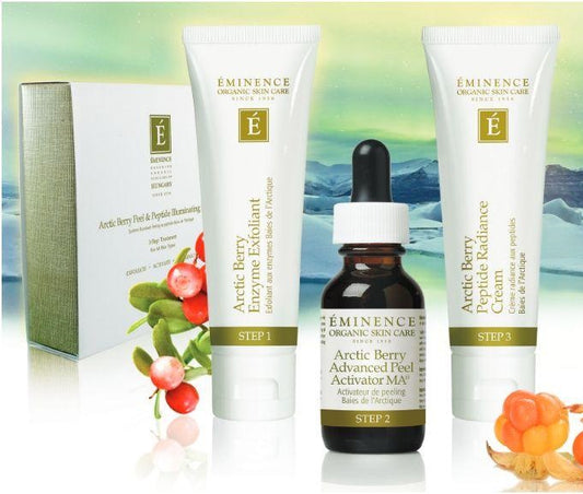 EMINENCE Arctic Berry Peel & Peptide Illuminating System 1.0 oz x 3 Pieces
