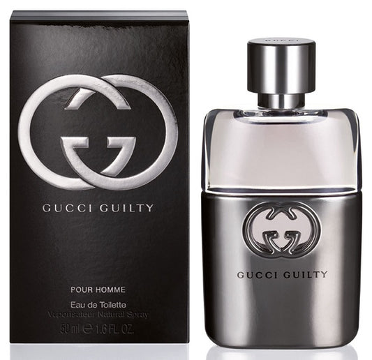 GUCCI GUILTY POUR HOMME * Gucci 1.6 oz / 50 ml Eau de Toilette Men Cologne Spray
