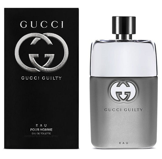 GUCCI GUILTY EAU POUR HOMME * Gucci 3.0 oz / 90 ml EDT Men Cologne Spray