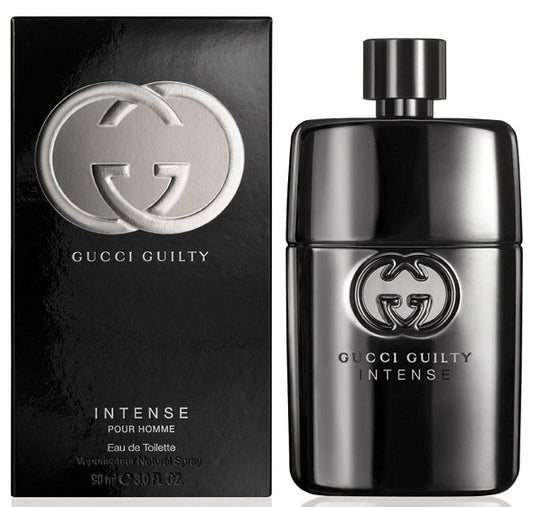GUCCI GUILTY INTENSE POUR HOMME * Gucci 3.0 oz / 90 ml EDT Men Cologne Spray