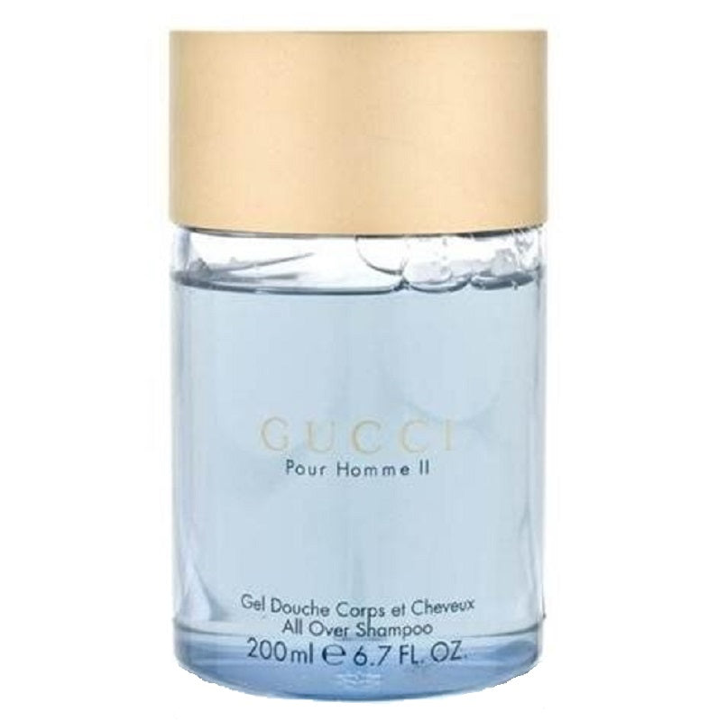 GUCCI POUR HOMME II 6.7 oz / 200 ml All Over Shampoo For Men Unboxed