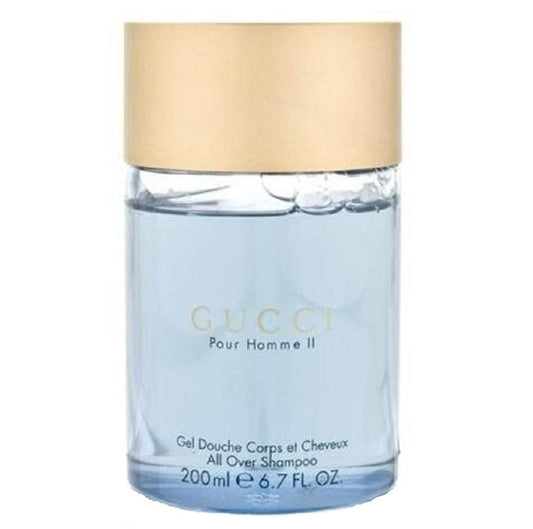 GUCCI POUR HOMME II 6.7 oz / 200 ml All Over Shampoo For Men Unboxed