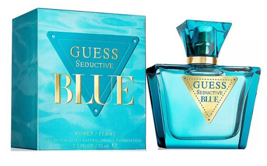 GUESS SEDUCTIVE BLUE * Guess 2.5 oz / 75 ml EDT Women Perfume Spray