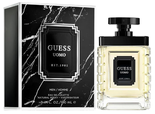 GUESS UOMO 3.3 Oz / 100 ml Eau de Toilette " EDT " Men Cologne Spray