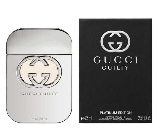 GUILTY PLATINUM EDITION * Gucci 2.5 oz / 75 ml Eau de Toilette Women Spray