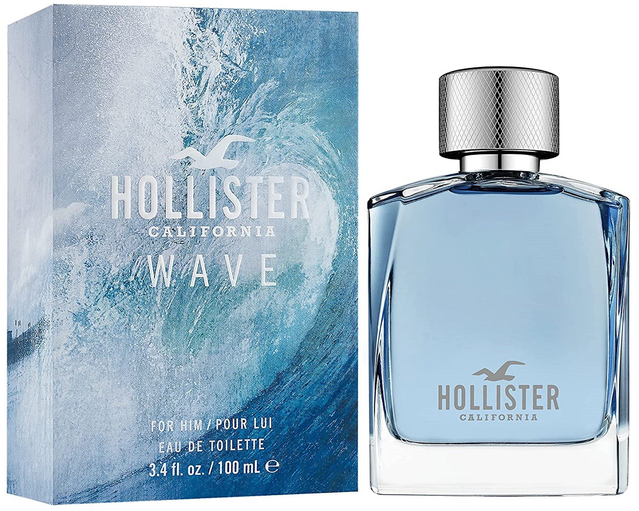 HOLLISTER WAVE * Hollister 3.4 oz / 100 ml Eau De Toilette Men Cologne Spray