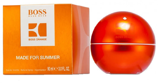 BOSS IN MOTION ORANGE MADE FOR SUMMER * Hugo Boss 3.0 oz / 90 ml EDT Men Cologne
