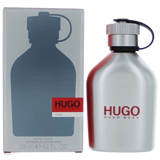 HUGO ICED * Hugo Boss 4.2 oz / 125 ml Eau de Toilette " EDT "Men Spray
