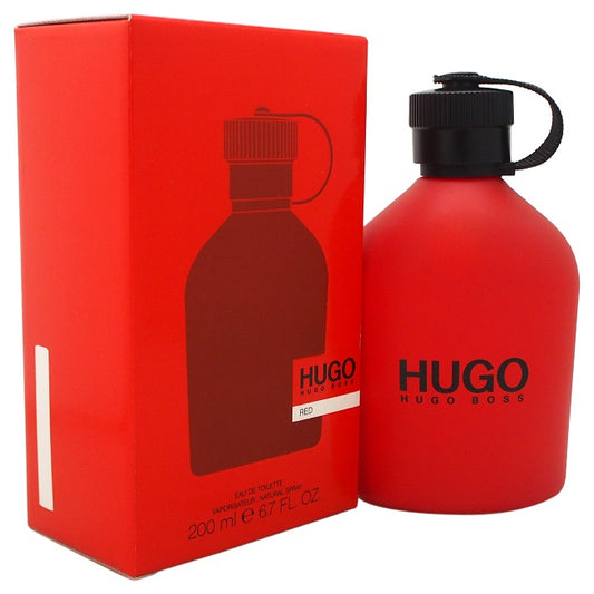 HUGO RED * Hugo Boss 6.7 oz / 200 ml Eau de Toilette (EDT) Men Cologne Spray
