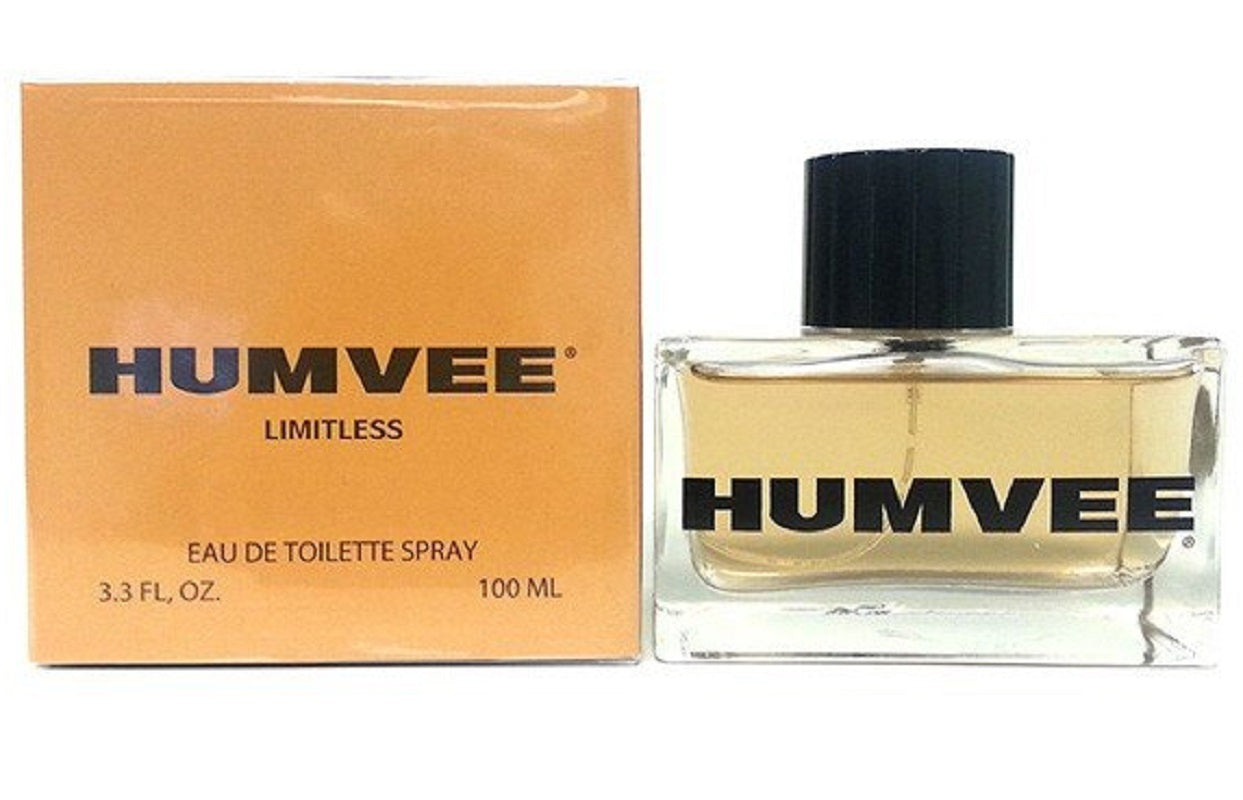 HUMVEE LIMITLESS * HUMVEE 3.3 oz / 100 ml Eau de Toilette Men Cologne Spray