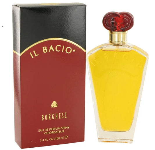 IL BACIO * Borghese 3.4 oz / 100 ml Eau de Parfum " EDP " Women Perfume Spray