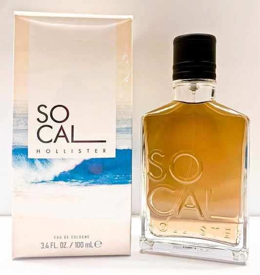 Hollister SoCal ( 2018 ) 3.4 oz / 100 ml Eau de Cologne (EDC) Men Cologne Spray