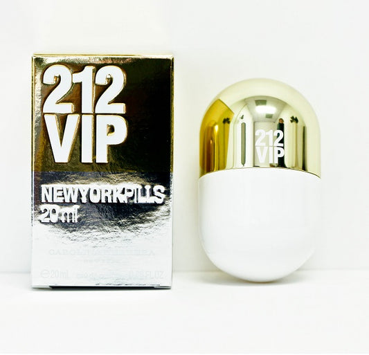 212 VIP NEW YORK PILLS * Carolina Herrera 0.68 oz EDP Women Perfume Spray