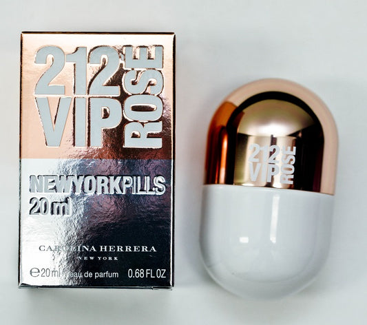 212 VIP ROSE NEW YORK PILLS * Carolina Herrera 0.68 oz EDP Women Perfume Spray