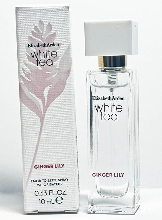 WHITE TEA GINGER LILY * Elizabeth Arden 0.33 oz Mini EDT Women Perfume Spray