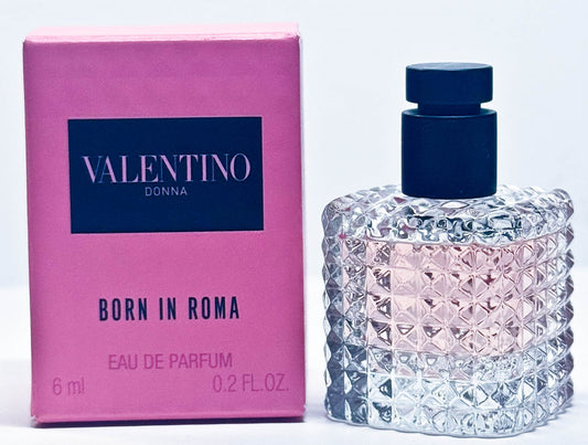 VALENTINO DONNA BORN IN ROMA 0.2 oz / 6 ml Miniature EDP Women Splash