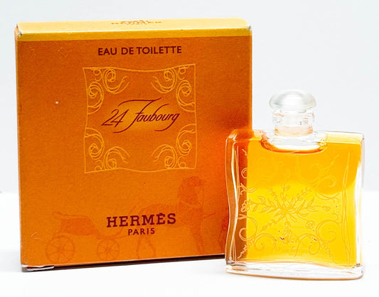 24 FAUBOURG * Hermes 0.25 oz / 7.5 ml Miniature EDT Women Perfume Splash