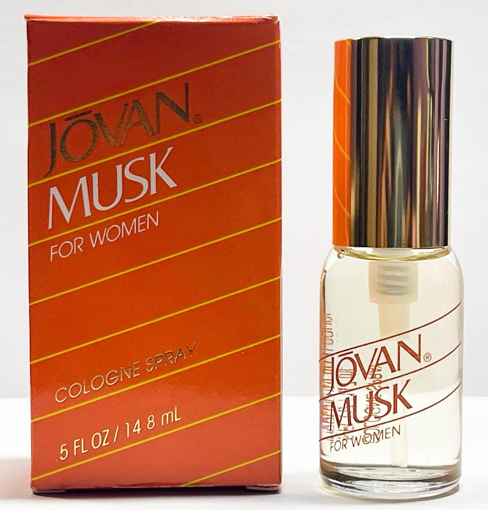 JOVAN MUSK * Coty 0.5 oz / 14.8 ml Miniature Cologne Women Perfume Spray