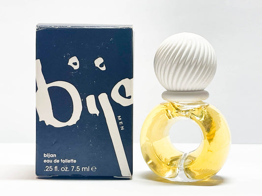 BIJAN * Bijan 0.25 oz / 7.5 ml Miniature Eau De Toilette Men Cologne Splash