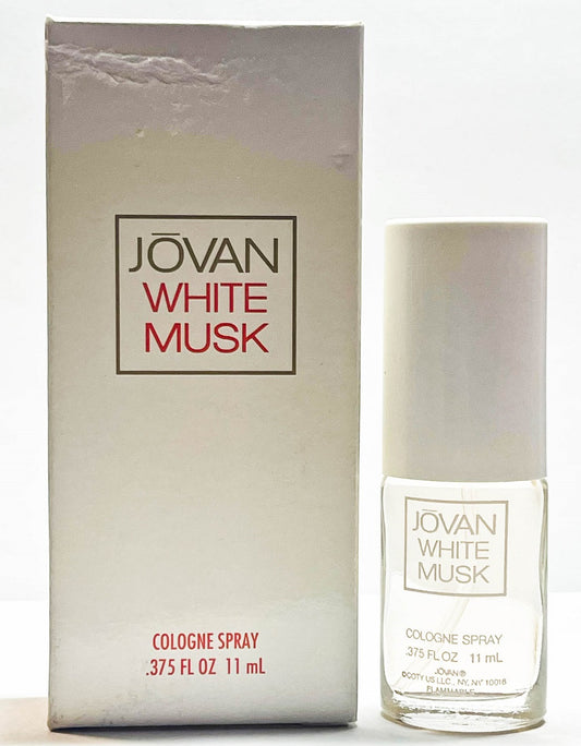 JOVAN WHITE MUSK * Coty 0.375 oz / 11 ml Miniature Cologne Women Perfume Spray
